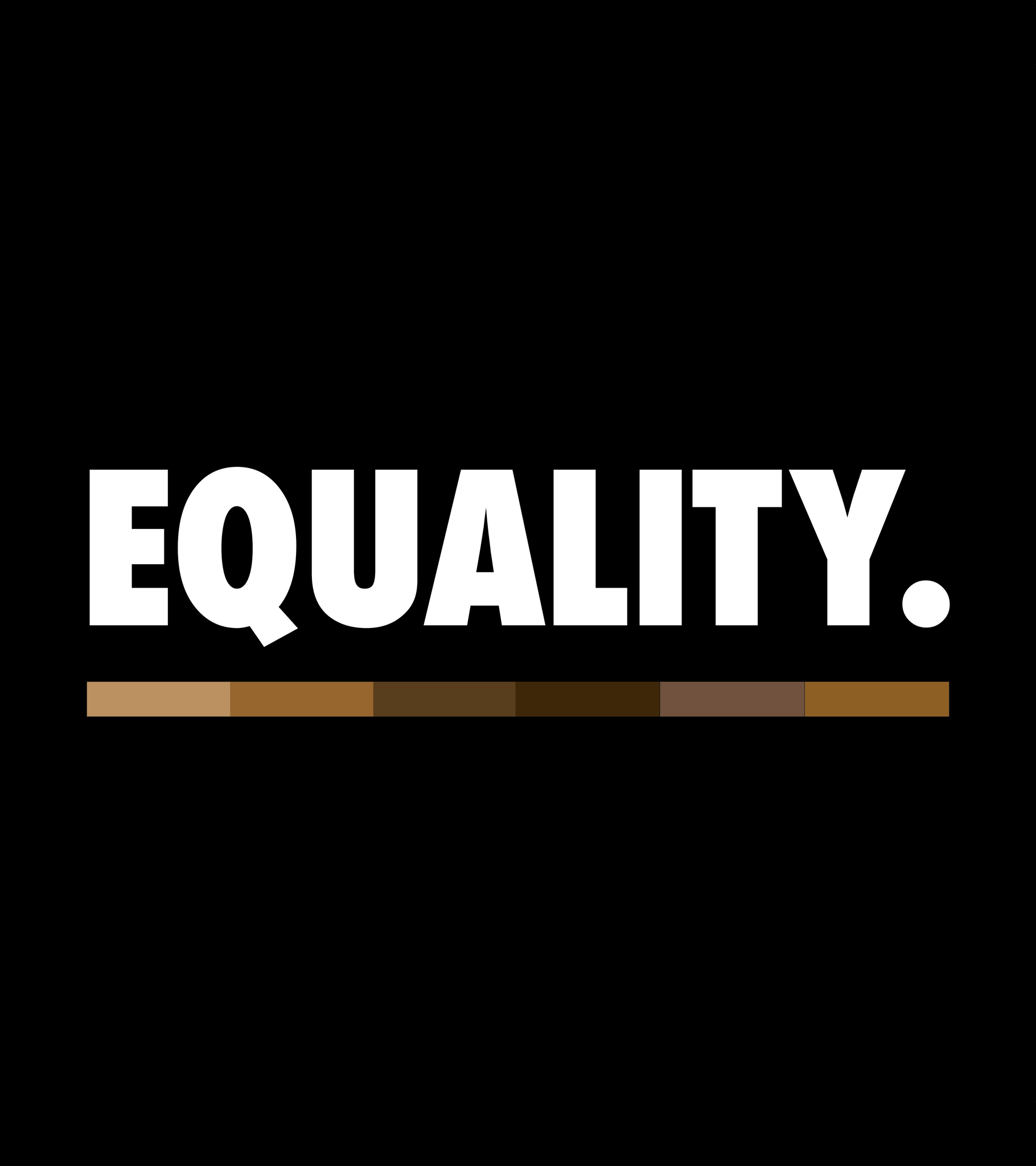 "Equality" - black unisex t-shirt