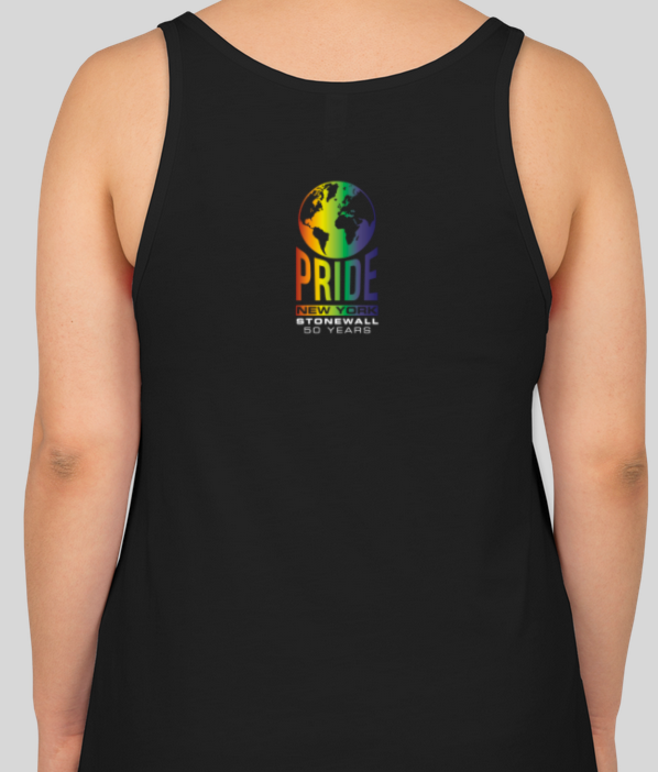 "World Pride 2019" - black unisex tank