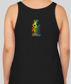 "World Pride 2019" - black unisex tank