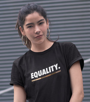 "Equality" - black unisex t-shirt