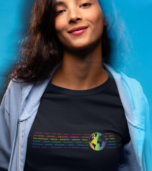 "World Pride 2019" - black unisex t-shirt